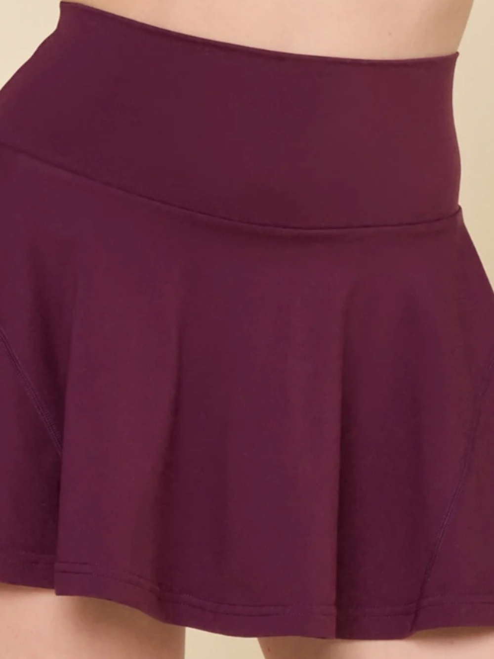Popflex [Workout] Twirl Skort Plum Extra Large XL